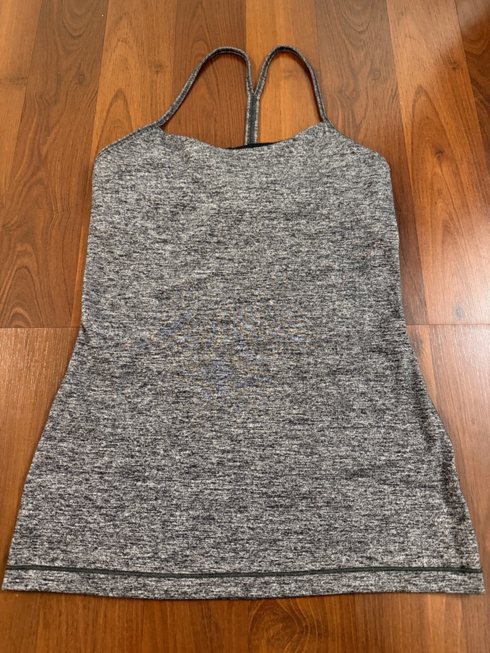 lululemon athletica Heathered Gray Strappy Tank